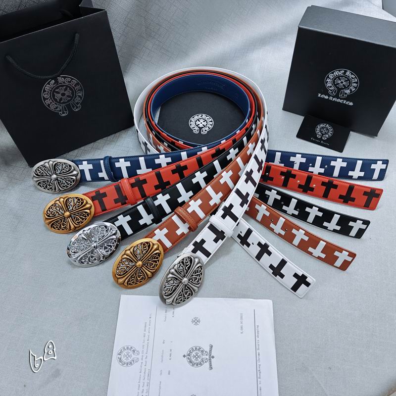 Chrome Hearts belt 38mmX90-125cm lb09